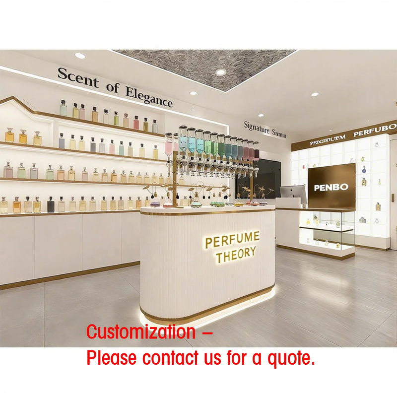 Perfume In Fragrance Shop - Vitrine de présentation de parfums lumineuse