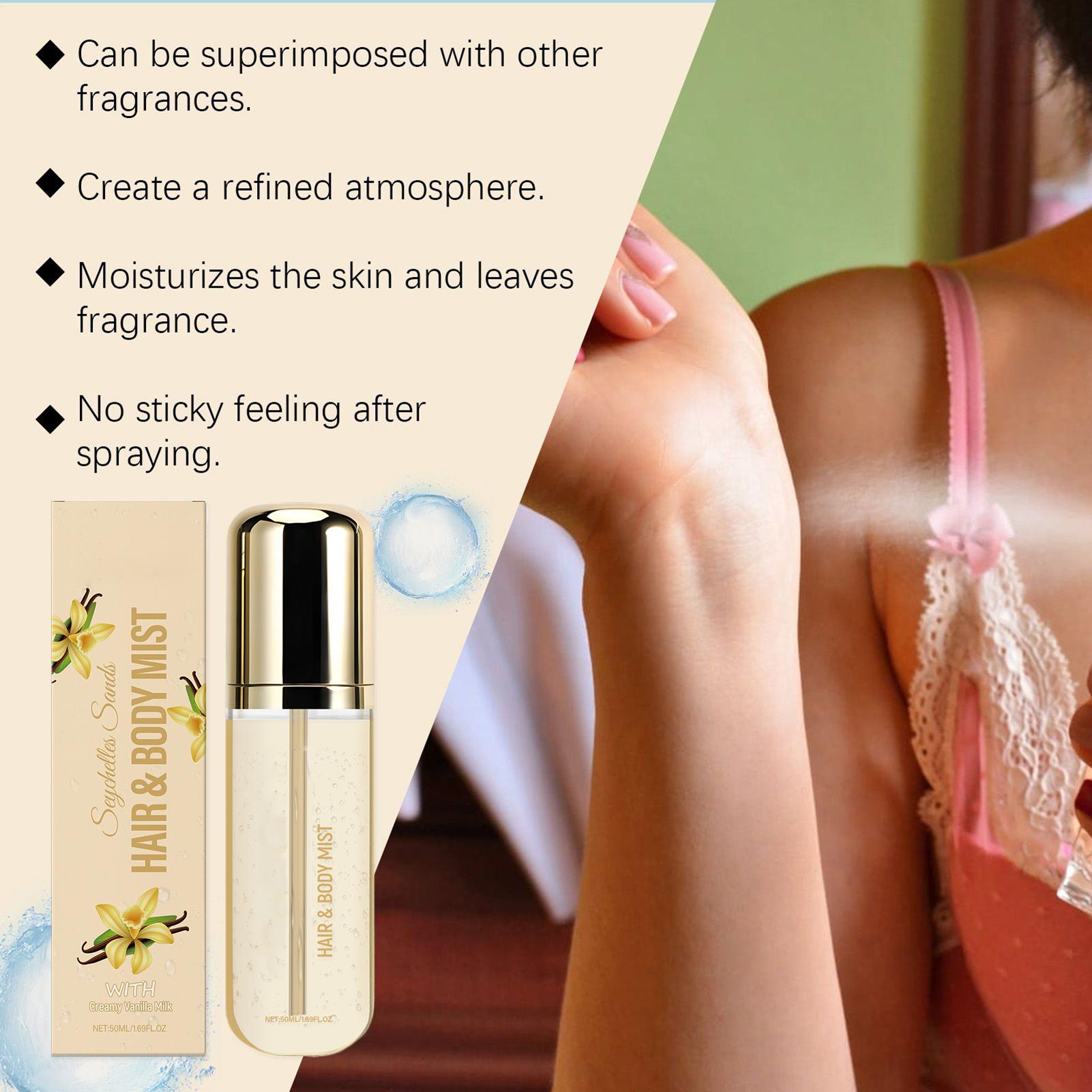 Perfume Fragrance Hair Spray - Parfum vanille persistant Skyy parfum crème