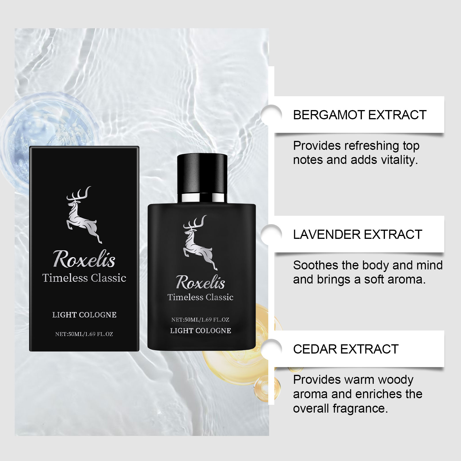 Charm Classic Cologne pour hom - Pure Perfume Fragrance avis et prix